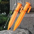 Adjustable LED Light Up Tent Pegs Stakes Camping Fishing Festivals Batteries Included